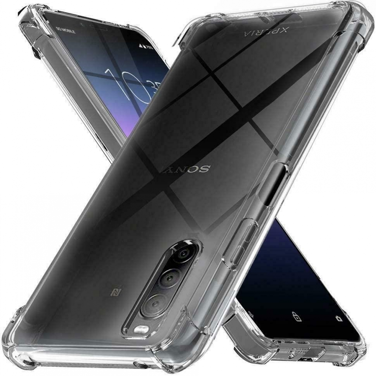 CASEONLINE Shockproof, Backcover, Sony, Xperia Multicolor 10 II