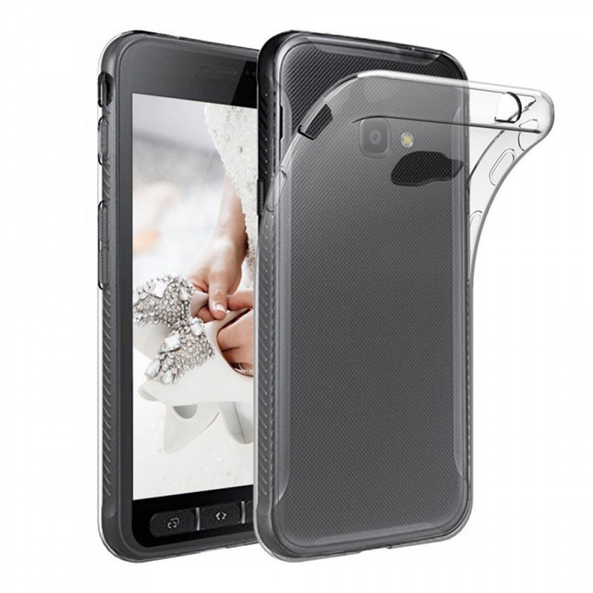 CASEONLINE Backcover, Transparent Galaxy CA4, 4s, Samsung, Xcover