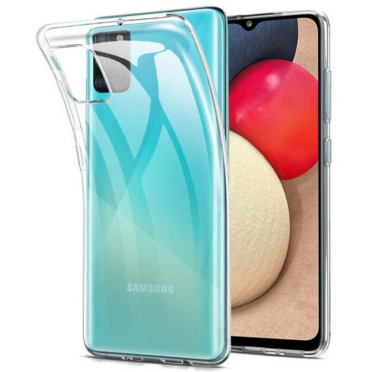 Transparent Galaxy Samsung, Backcover, A02s, CA4, CASEONLINE