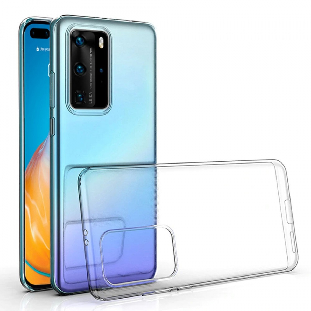 Backcover, Transparent Pro, P40 Huawei, CA4, CASEONLINE