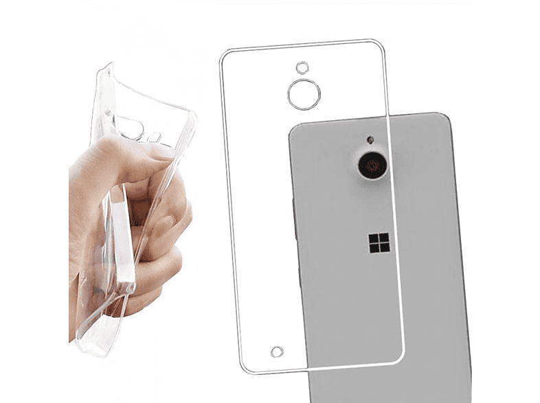 CA4, CASEONLINE Lumia Microsoft, Transparent Backcover, 850,
