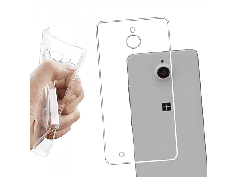 CASEONLINE CA4, Backcover, Microsoft, Lumia Transparent 850