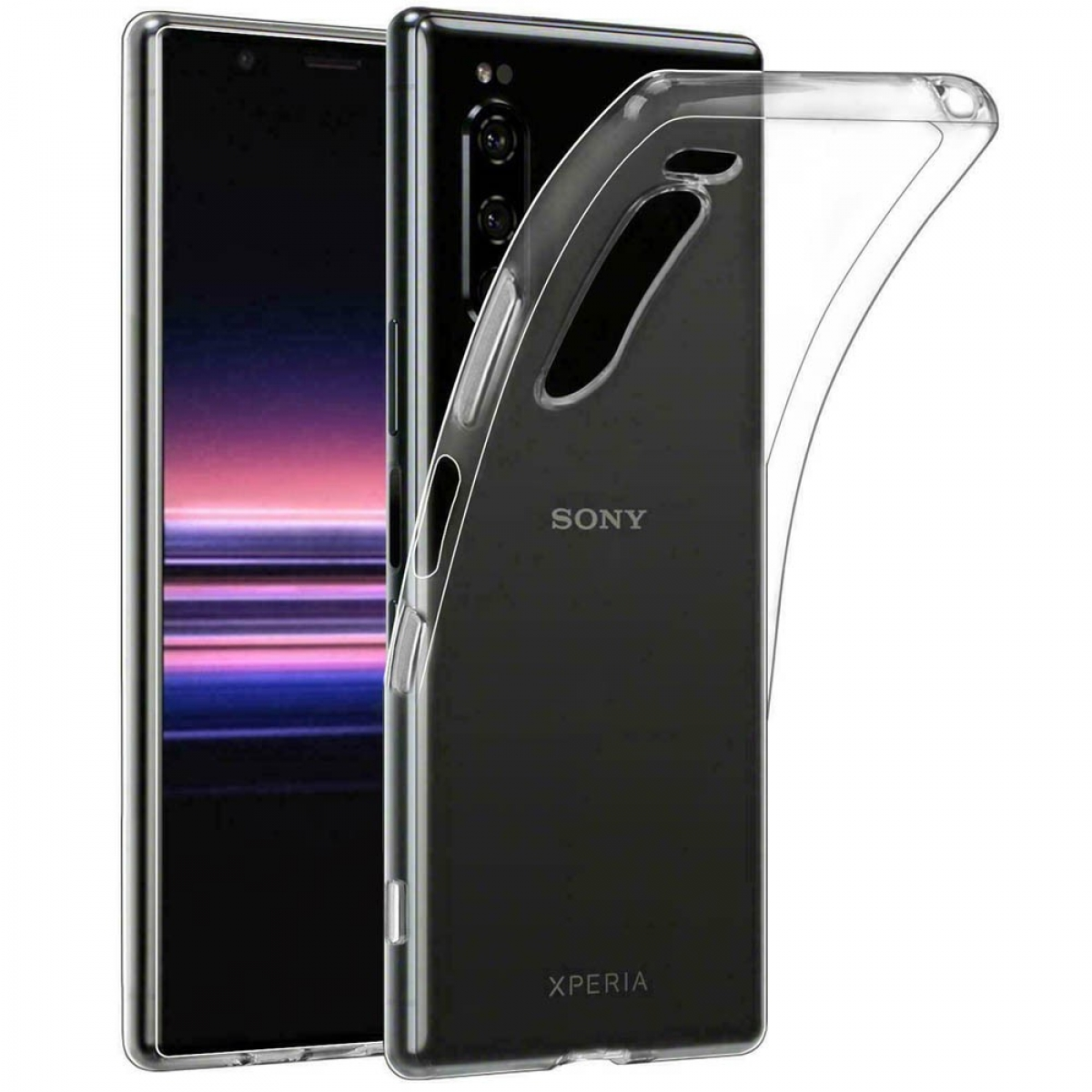 Xperia Sony, 1 II, CA4, CASEONLINE Backcover, Transparent