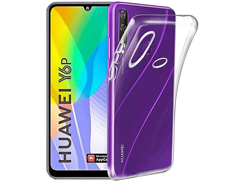 CASEONLINE CA4, Backcover, Huawei, Y6p, Transparent