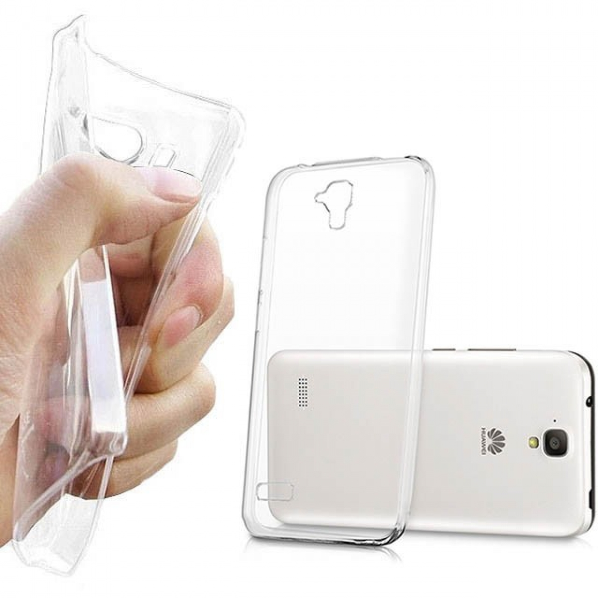 CASEONLINE CA4, Backcover, Huawei, Transparent Y5