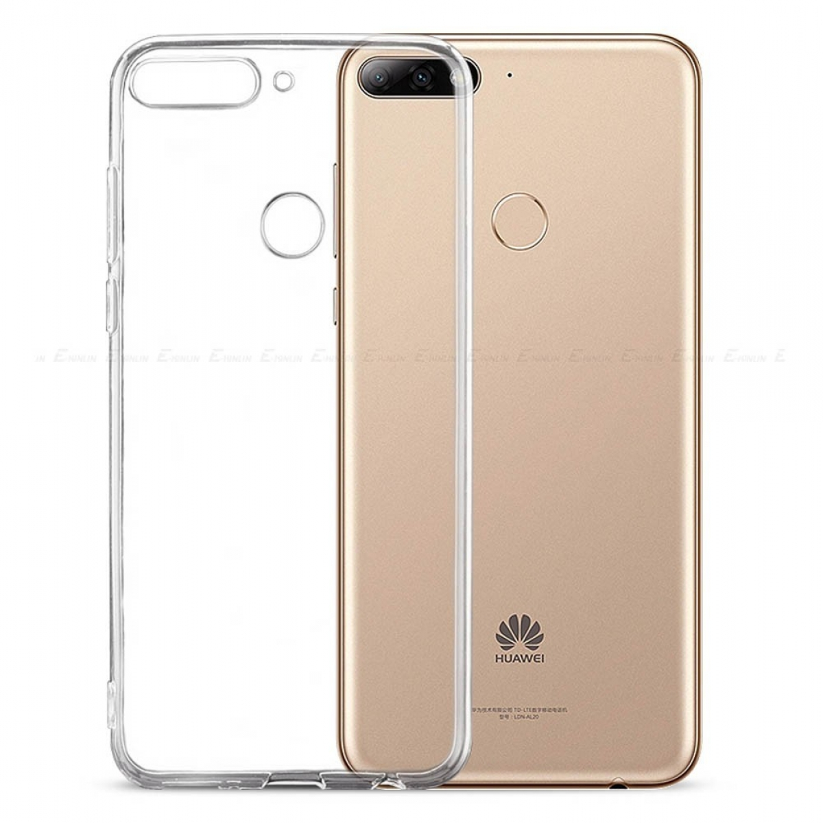 CASEONLINE CA4, Backcover, Huawei, 2018, Y7 Transparent