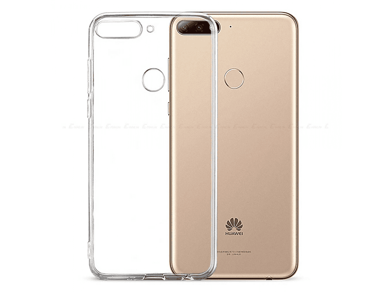 CASEONLINE CA4, Backcover, Huawei, Y7 2018, Transparent