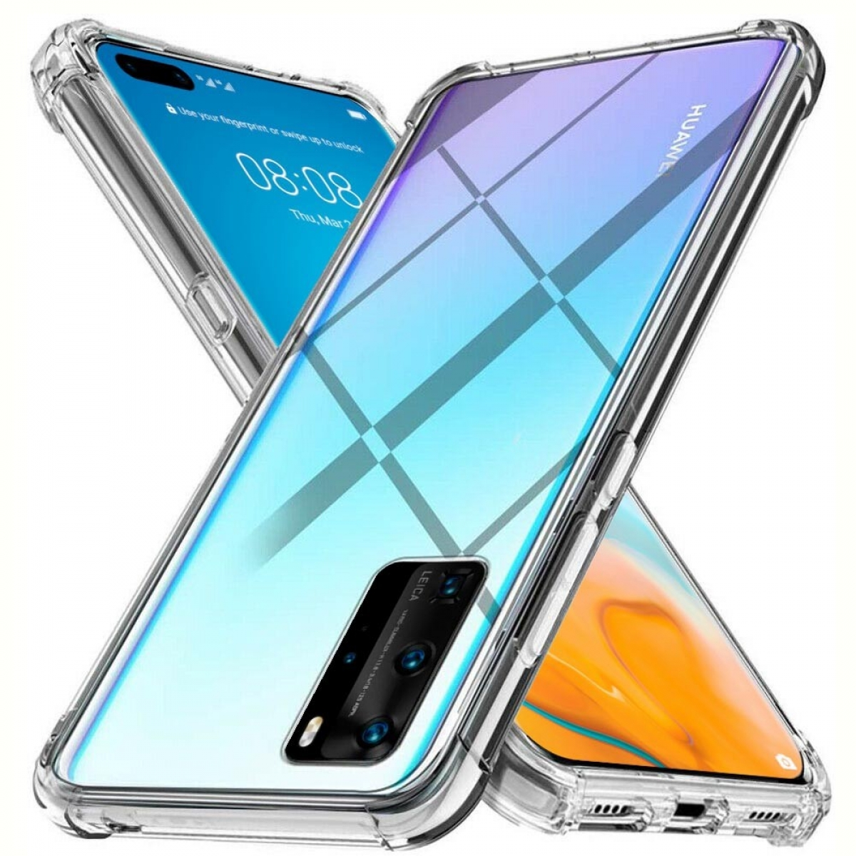 CASEONLINE Shockproof, Backcover, Huawei, P40 Multicolor Pro