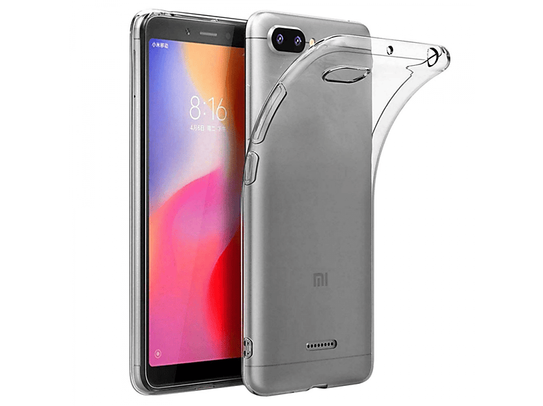 CASEONLINE CA4, Transparent Backcover, 6A, Redmi Xiaomi