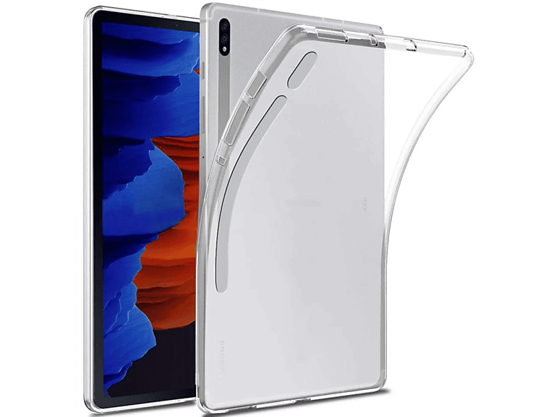 CASEONLINE Clear, Backcover, Samsung, Galaxy Tab S7 FE, Transparent