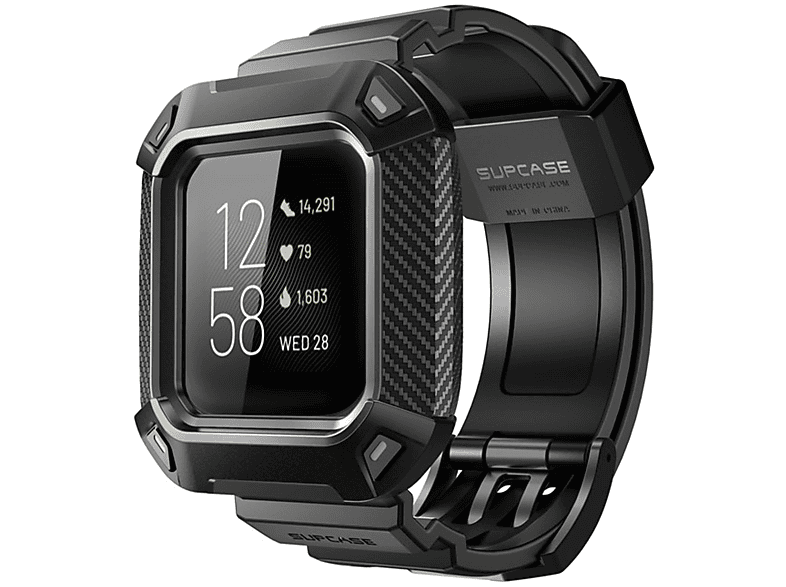 SUPCASE UB Pro, Ersatzarmband, Fitbit, Fitbit Sense, Schwarz MediaMarkt