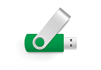 USB GERMANY Swivel 32GB USB-Stick (DarkGreen, 32 GB)