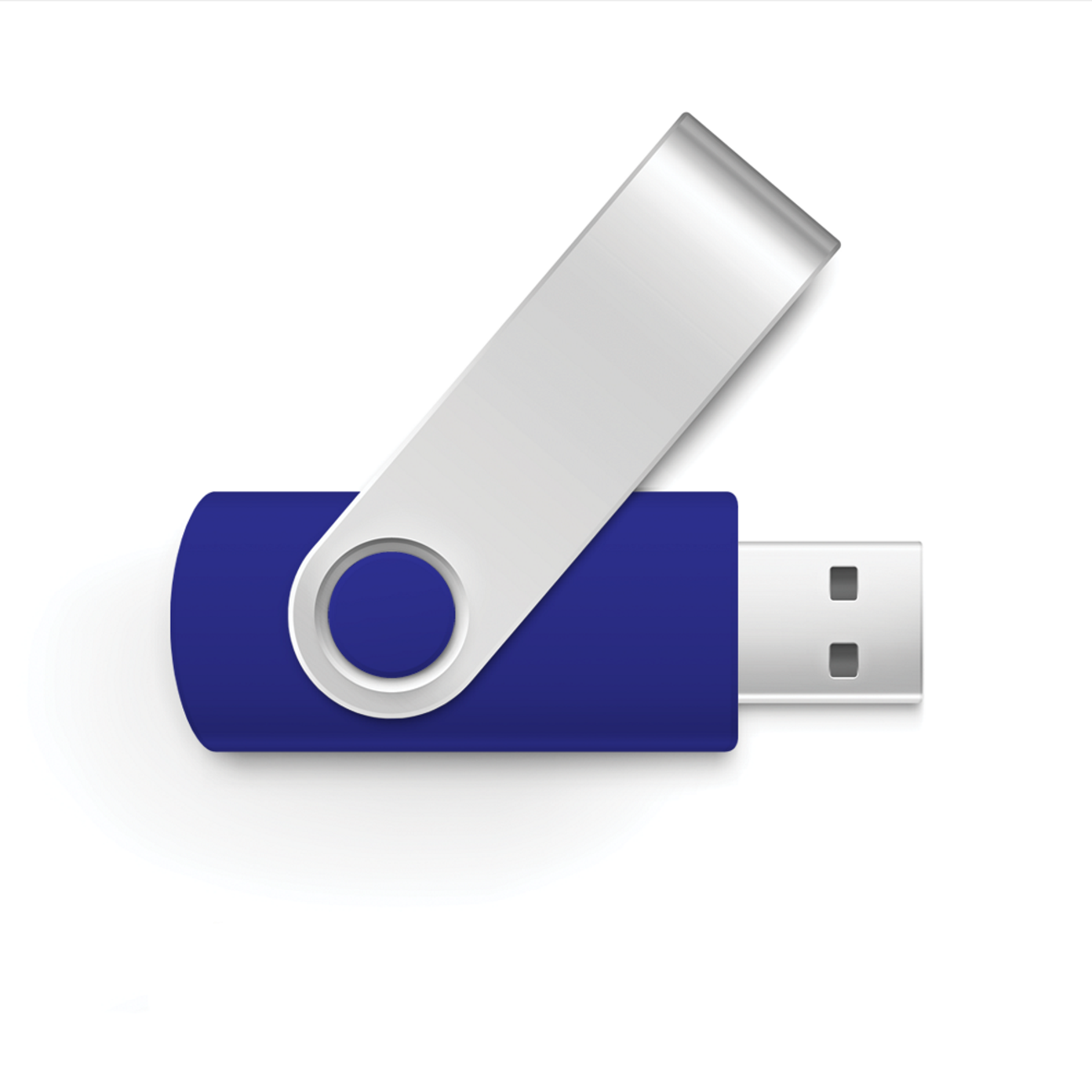 4 4GB USB GERMANY GB) USB-Stick Swivel (Blau,