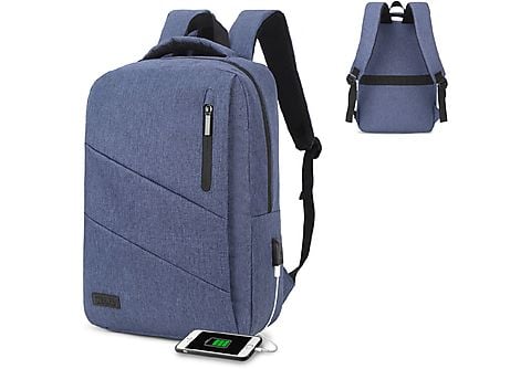 Mochila Ordenador Portátil - City Backpack SUBBLIM, Oxford, No disponible  Azul