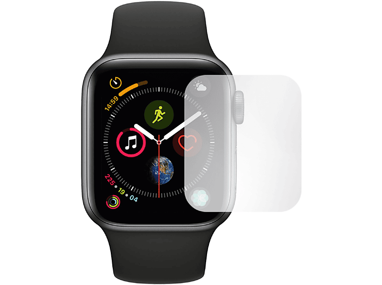 SLABO 2 x Panzerschutzfolie Shockproof Displayschutz(für Apple Watch SE (44mm) | Watch Series 4 (44mm) | Watch Series 5 (44mm) | Watch Series 6 (44mm)