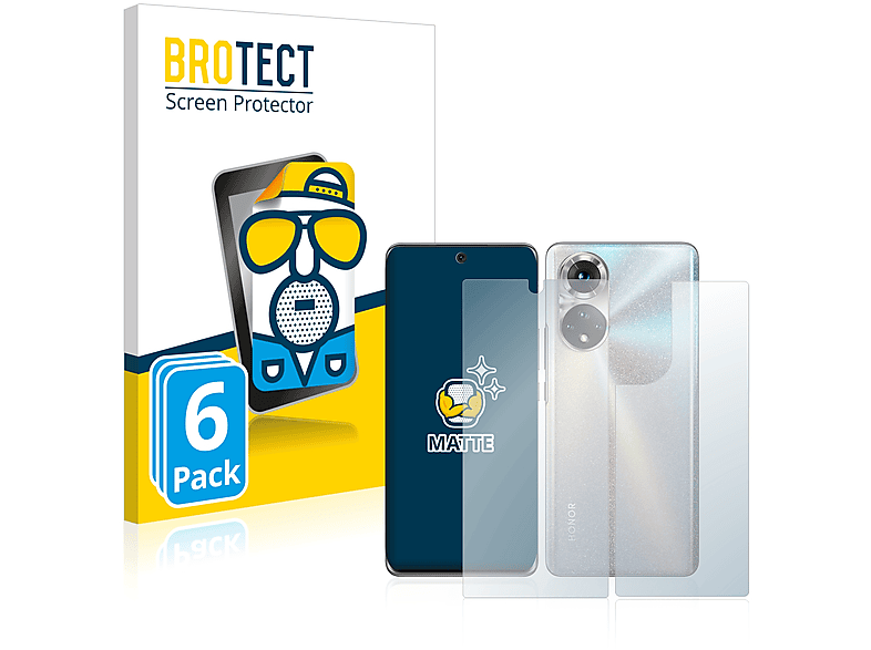 BROTECT matte + 50 Schutzfolie(für (Vorder Rückseite)) Honor 6x