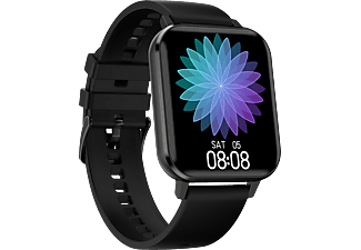 LEVOWATCH DOITX Touchscreen Smartwatch Aluminium Silikon, Schwarz