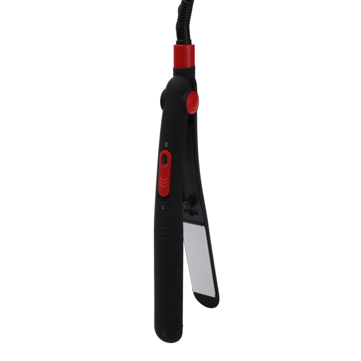 Plancha De Pelo swiss home 25w placas sh6635 210 ºc black&red