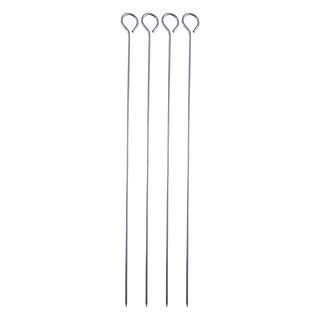 Set 4 Pzs Brochetas Acero Inox Bbq Bg - BERGNER BG-40222-MM