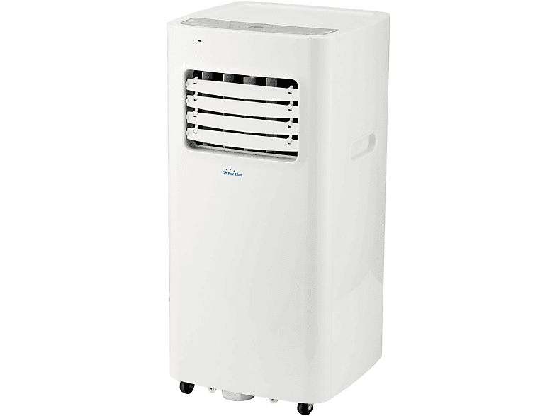 Fernbedienung m², Klimaanlage A) Kühlleistung Klimagerät mit 15 Weiß PURLINE mobile Tragbares 1750 EEK: (Max. Raumgröße: und