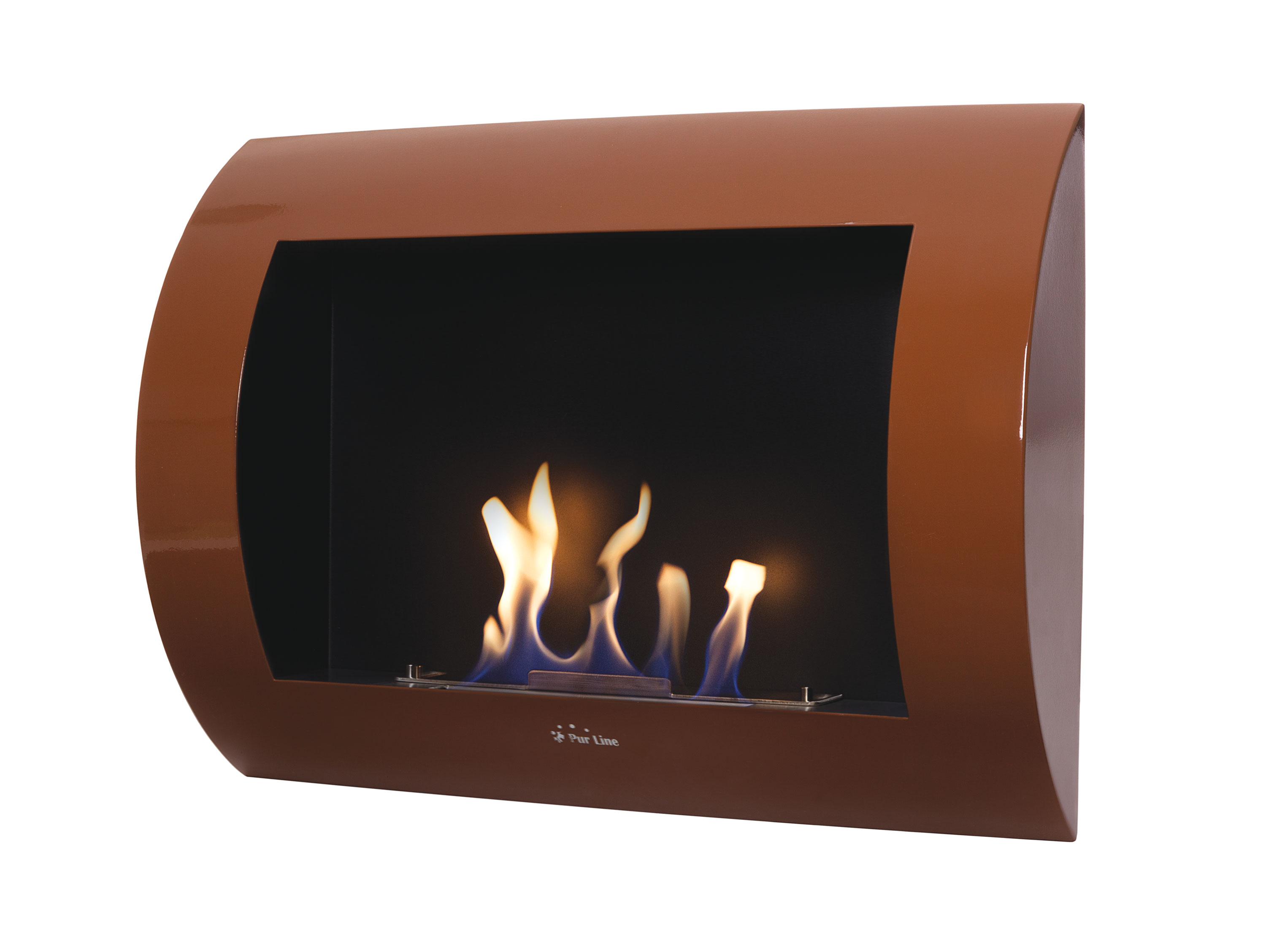 Biochimenea de pared - INOX-CLASIC BR PURLINE, Marron