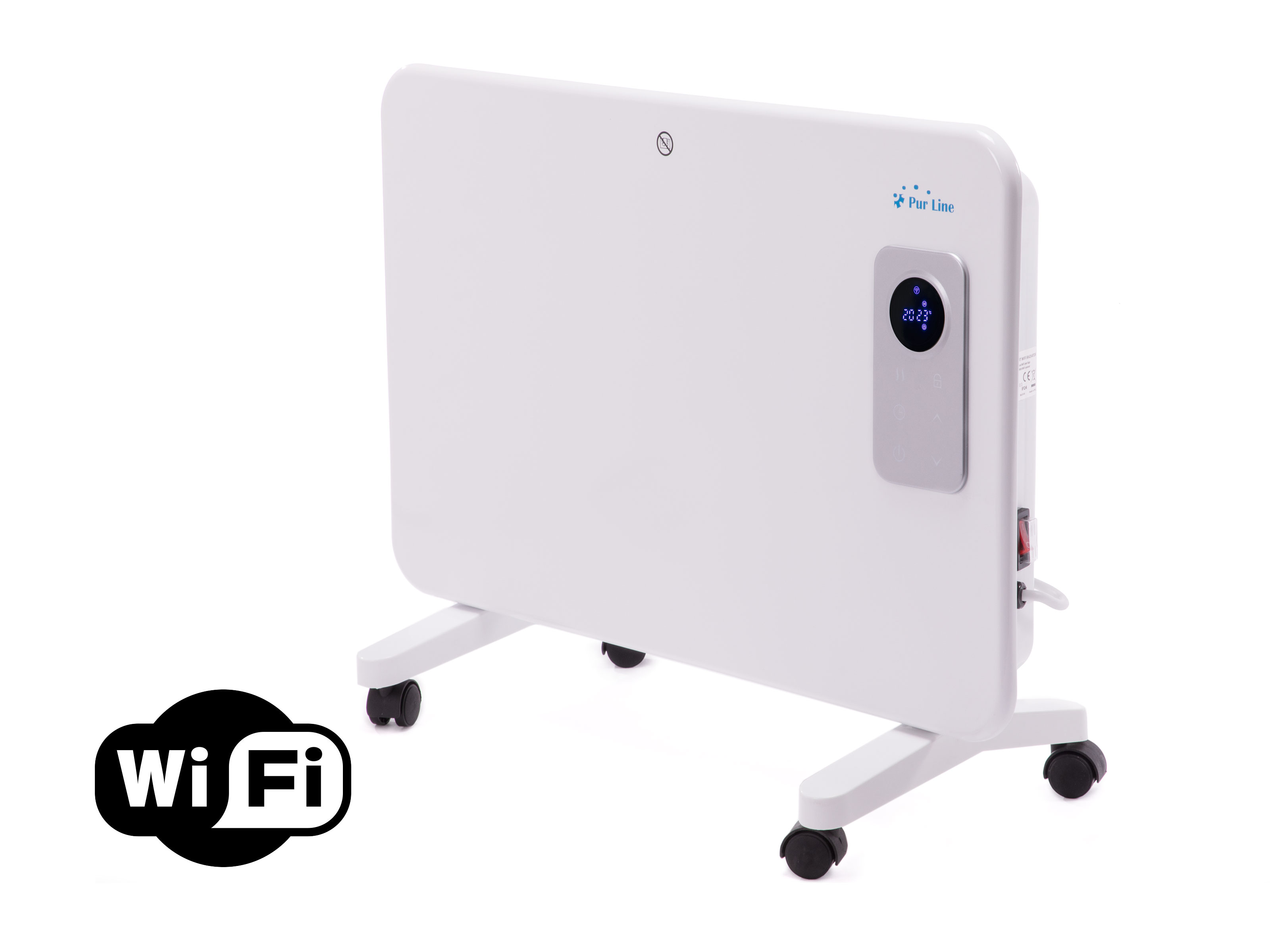 Emisores Térmicos Sin Fluido - SMART WIFI RADIATOR PURLINE, Blanco