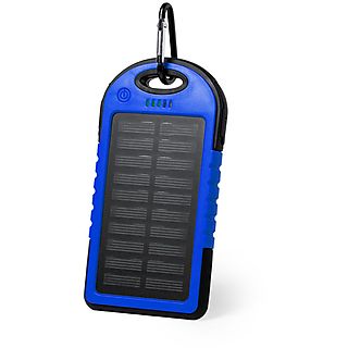 Power Bank Solar 4000 mAh Azul - SMARTEK SMTK-4939BL, 4000 mAh, USB, Micro USB, Azul