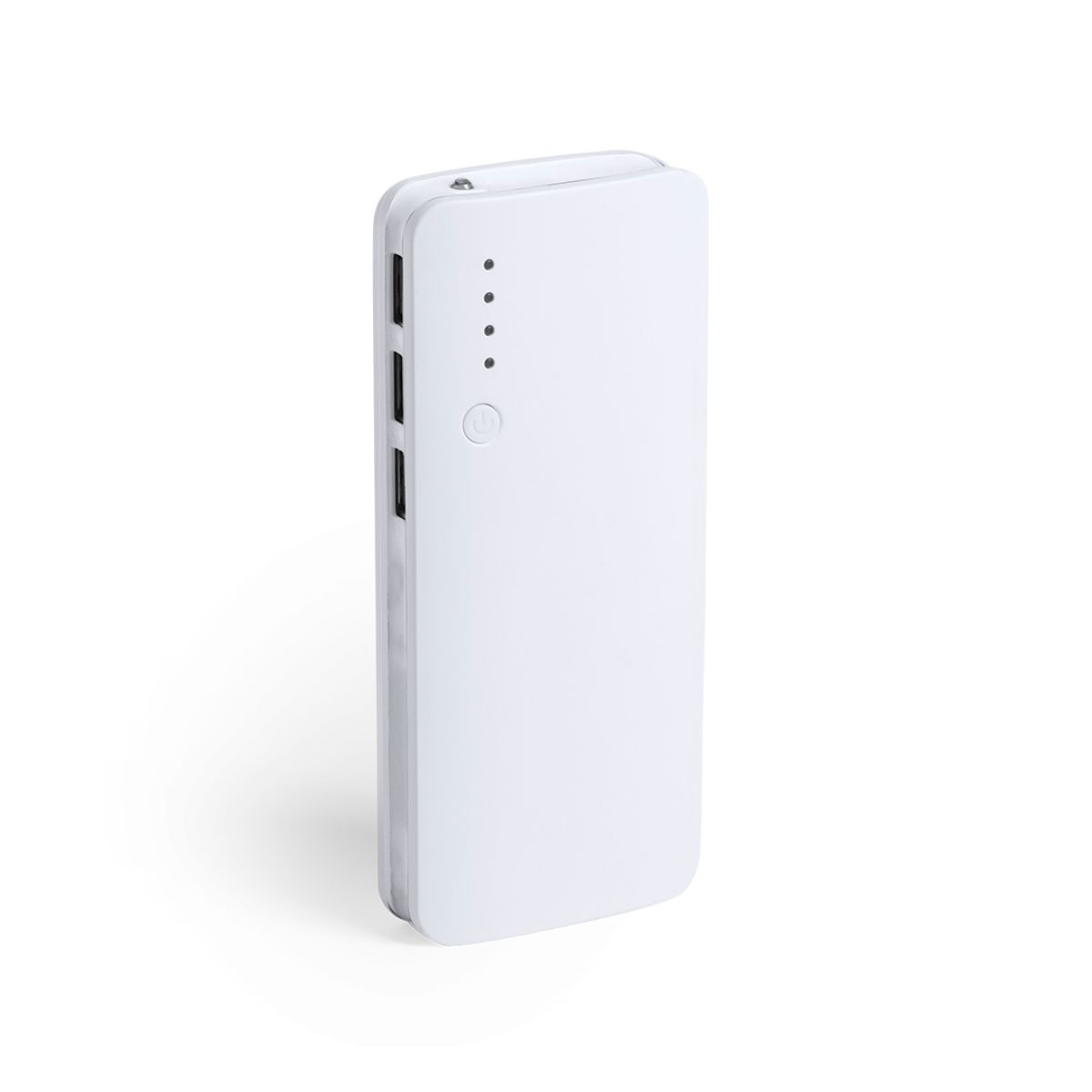 Power Bank Universal 3 USB Linterna 10.000 mAh Blanco SMTK-5779W;SMARTEK, Blanco