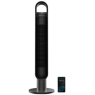 Ventilador de torre - CECOTEC EnergySilence 9190 SkyLine Ionic Connected, 60 W, 3 velocidades, Black