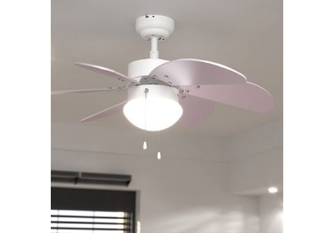 Ventilador de techo  Cecotec EnergySilence Aero 450, Con luz, Función frío  y calor, 50W, 106 cm, Inox