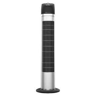 Ventilador de torre - CECOTEC EnergySilence 850 Skyline, 45 W, 3 velocidades, Silver