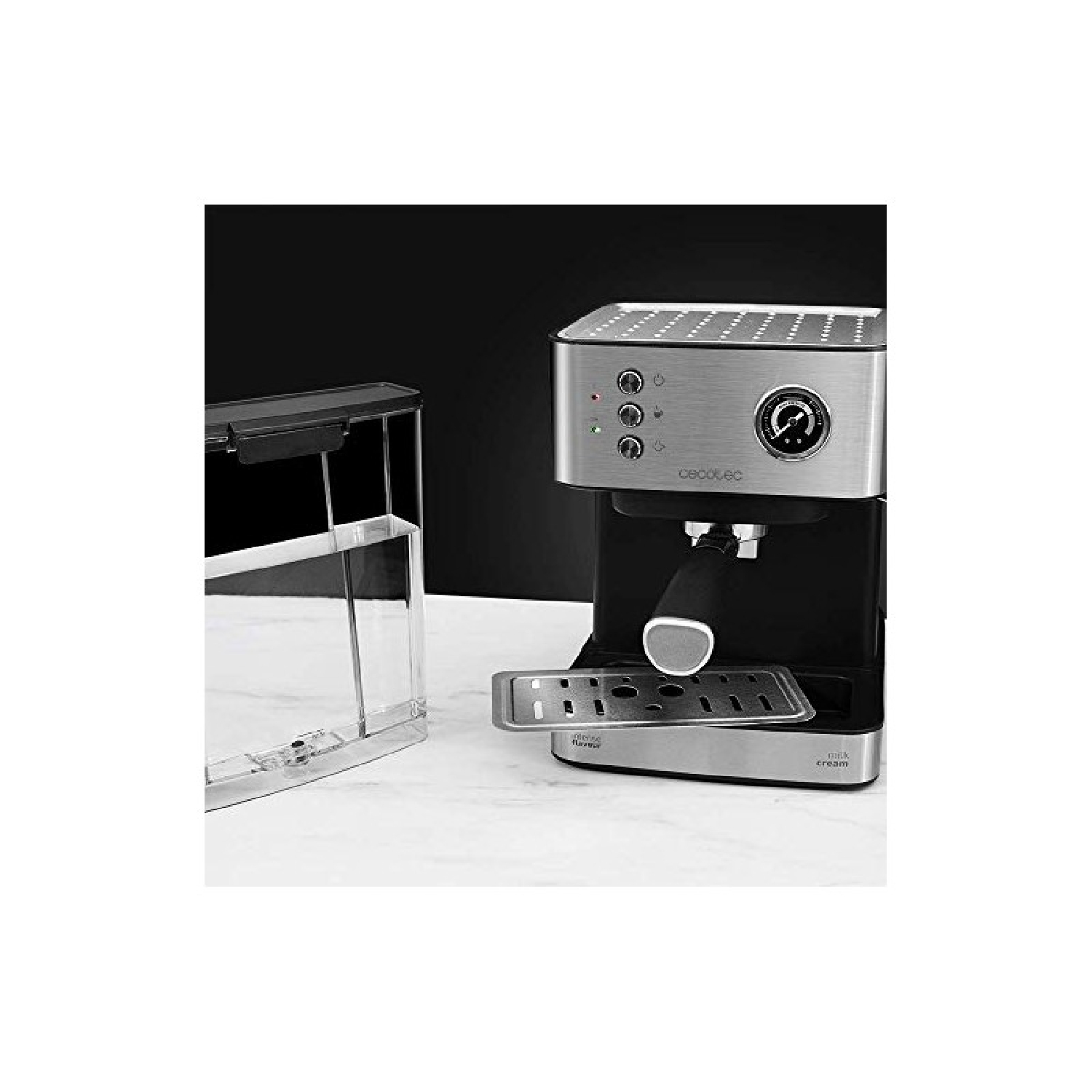 Professionale Espresso Espressomaschine Silber Power CECOTEC 20