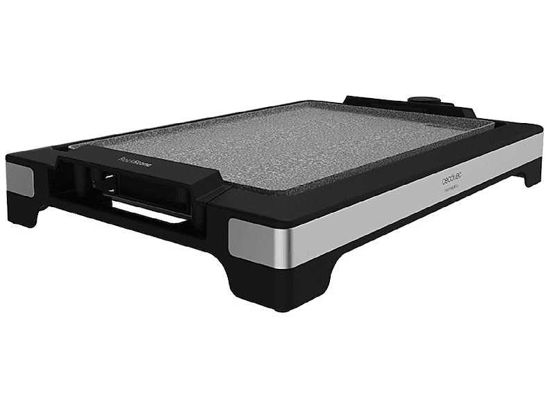 CECOTEC Tasty&Grill 2000 InoxStone Elektrische Grillplatte, Schwarz (2000 Watt)