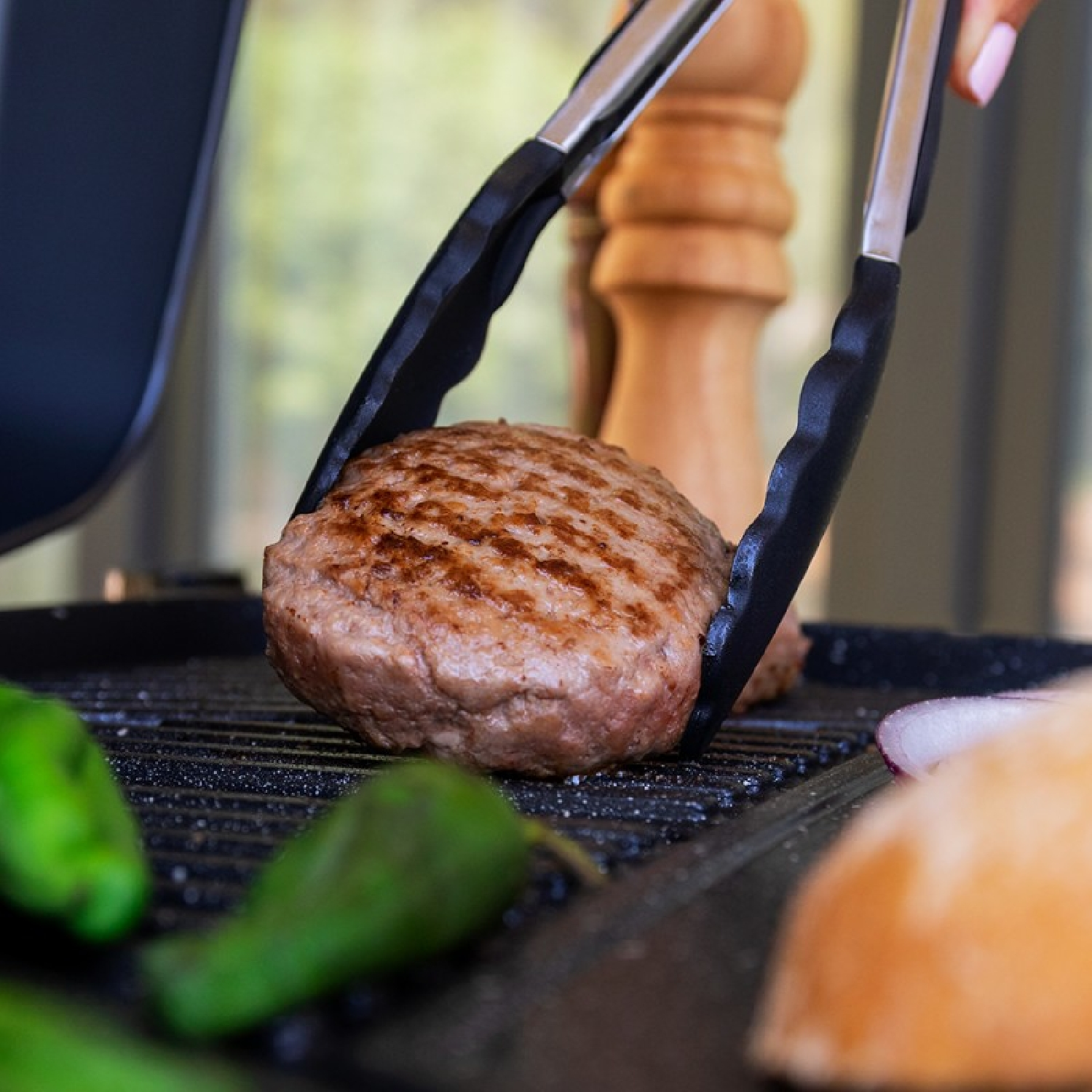 Barbecue Elettrico CECOTEC Barbacoa eléctrica PerfectCountry 2000 EasyMove, Adattatore di alimentazione / Accu, Potenza 1680 W, Griglia da 40 cm, Black