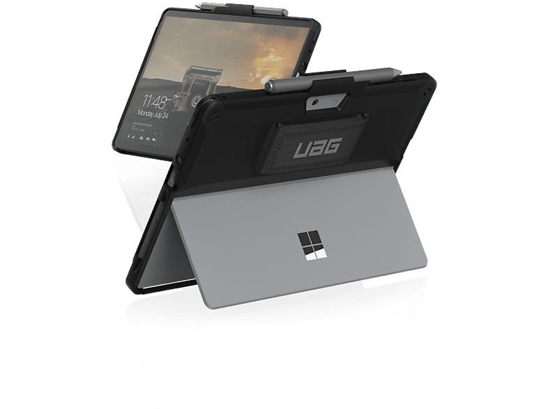 ARMOR Case Microsoft GEAR Scout für Bookcover Handstrap Tablethülle URBAN Kunststoff, schwarz
