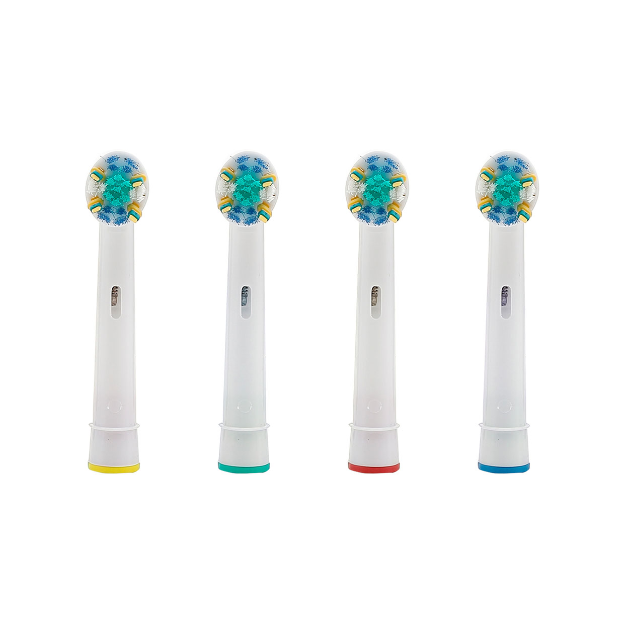 Pack 4 Recambios de cepillo oral flos action electrico