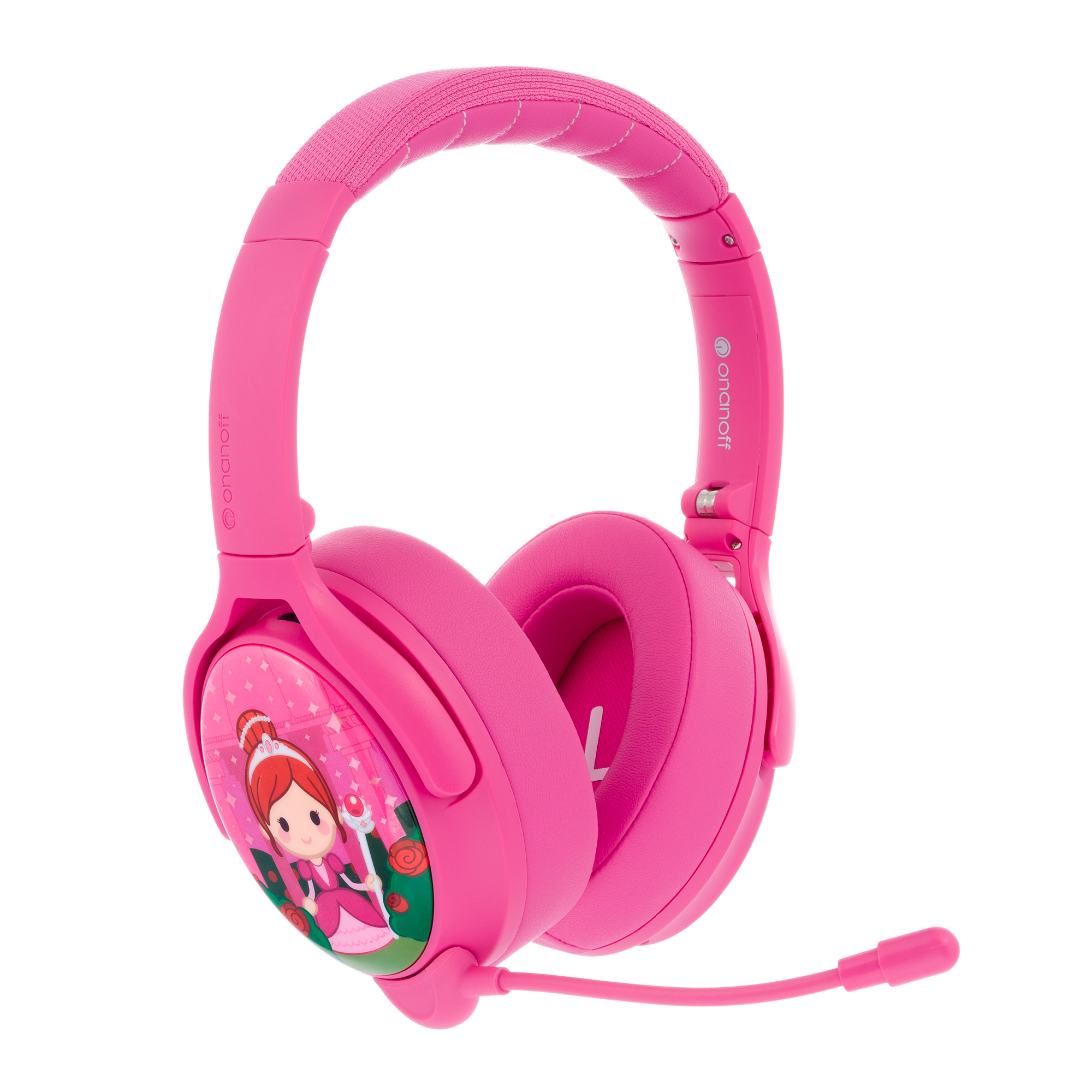 BUDDYPHONES Cosmos Plus, Over-ear Kinder Kopfhörer Bluetooth Rosa