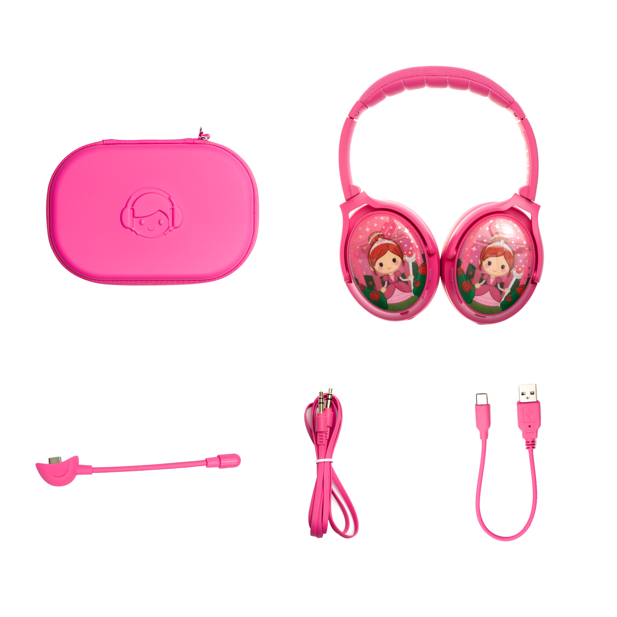 BUDDYPHONES Cosmos Plus, Over-ear Kinder Kopfhörer Bluetooth Rosa