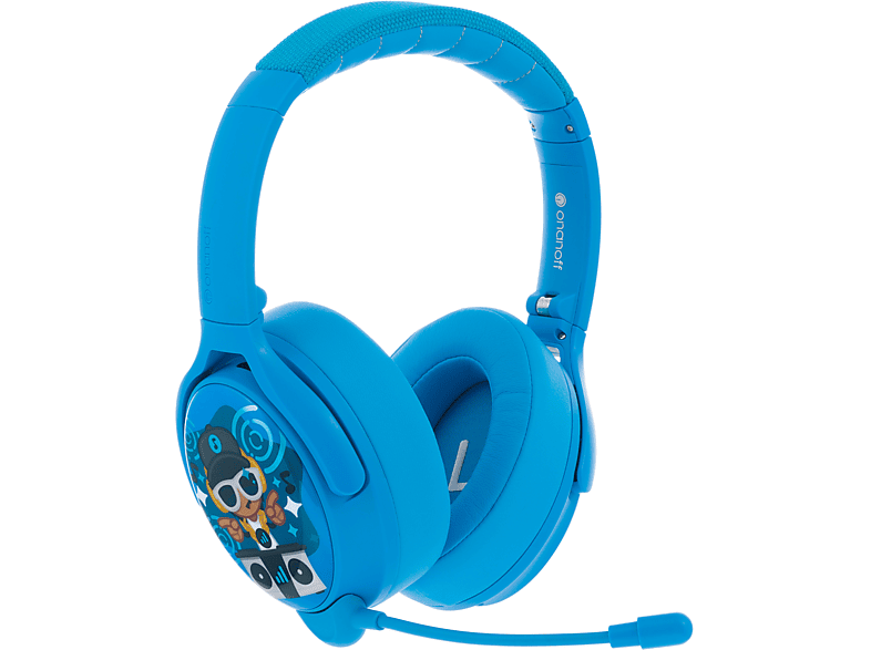 BUDDYPHONES Cosmos Plus, Over-ear Kinder Kopfhörer Bluetooth Blau | Bluetooth-Kopfhörer