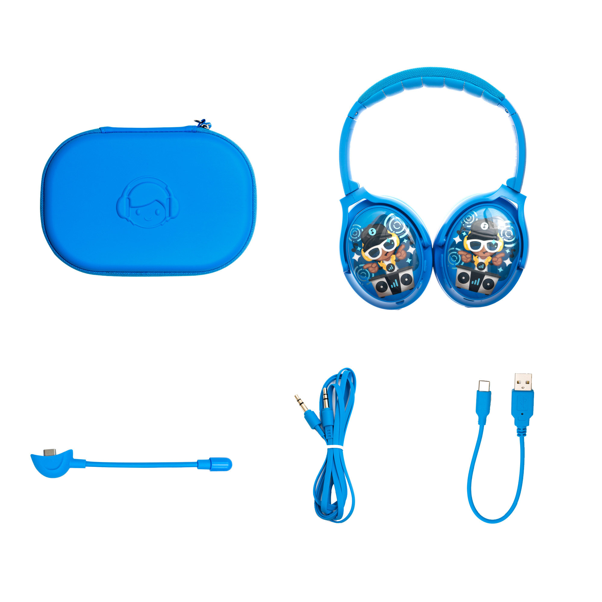 Kopfhörer BUDDYPHONES Plus, Over-ear Cosmos Kinder Blau Bluetooth