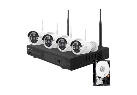 Kit Sistema de Seguridad CCTV Camaras vigilancia 4CH Exterior