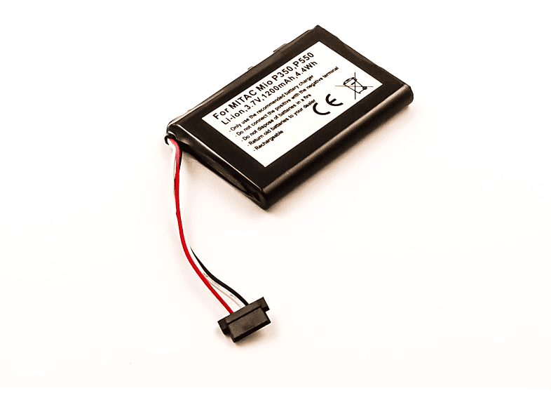 MOBILOTEC Akku kompatibel mit Becker Traffic Assist Z099 Li-Ion Akku, Li-Ion, 3.7 Volt, 1200 mAh | Akkus