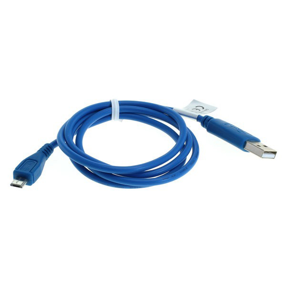 MOBILOTEC USB-Ladekabel kompatibel mit Sony DSC-WX80 Sony, blau sonstige Kabel