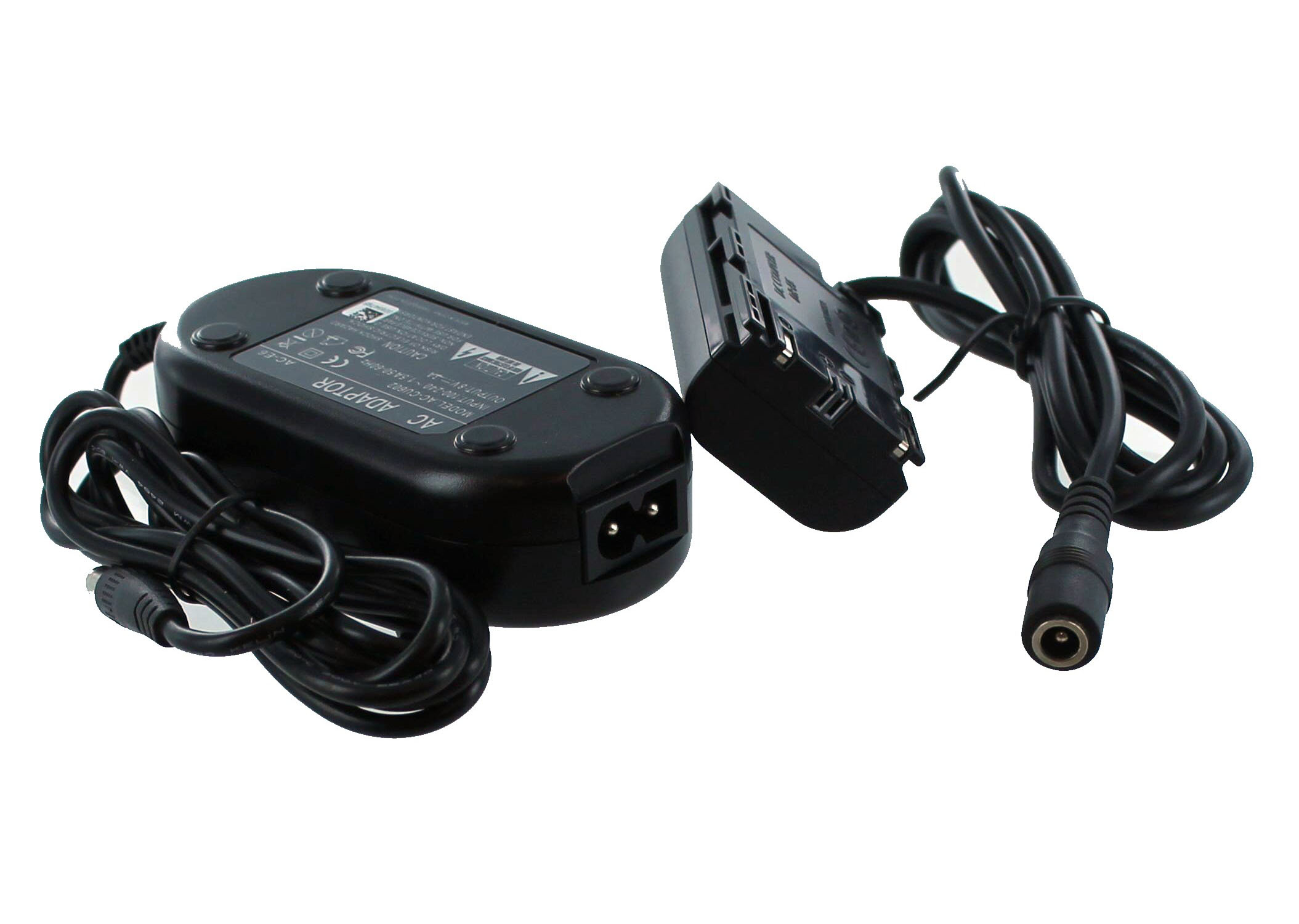 kompatibel LP-E6 Netzteil/Ladegerät MOBILOTEC Canon Netzteil-Kuppler Canon, Volt, mit schwarz 7.4
