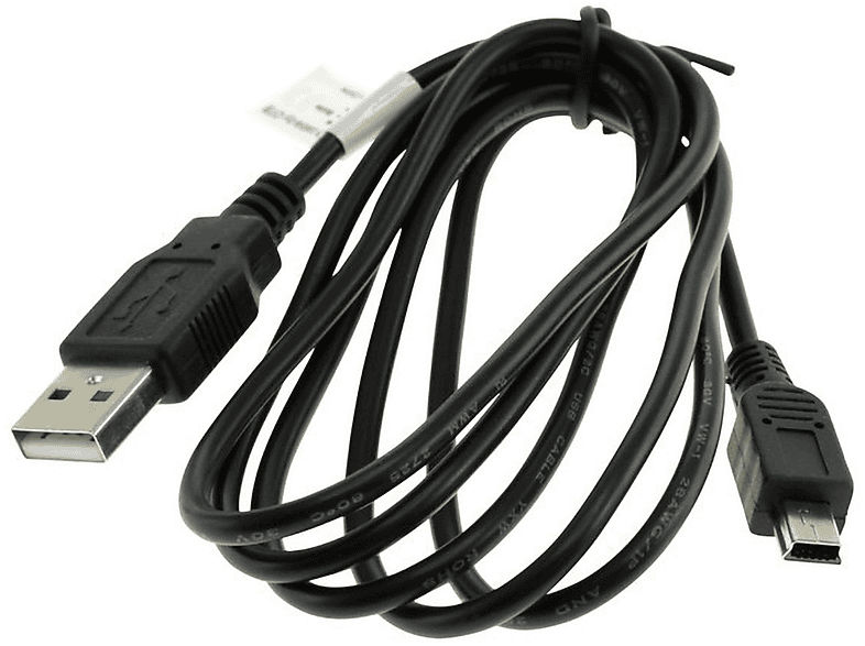 MOBILOTEC USB-Datenkabel kompatibel mit Garmin nüvi 2699 sonstige Kabel Garmin, schwarz