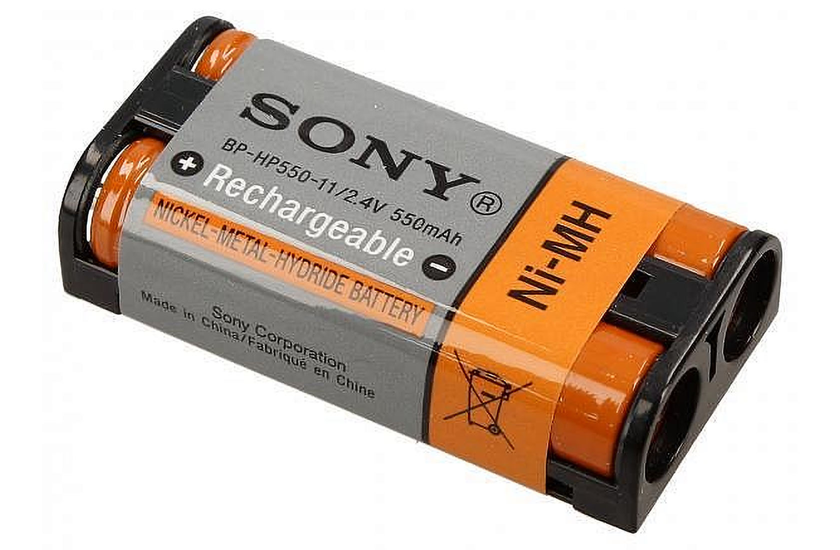 SONY Original Akku für Sony NiMH 2.4 NiMH, 550 Volt, BP-HP550-11 Akku, mAh