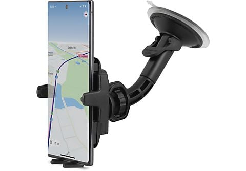 WICKED CHILI KFZ Handyhalterung für Samsung Galaxy S21 / S20 / S10 / S9 /  A60 / A40 (Handy bis 74mm Breite) Auto Windschutzscheibe Halterung mit