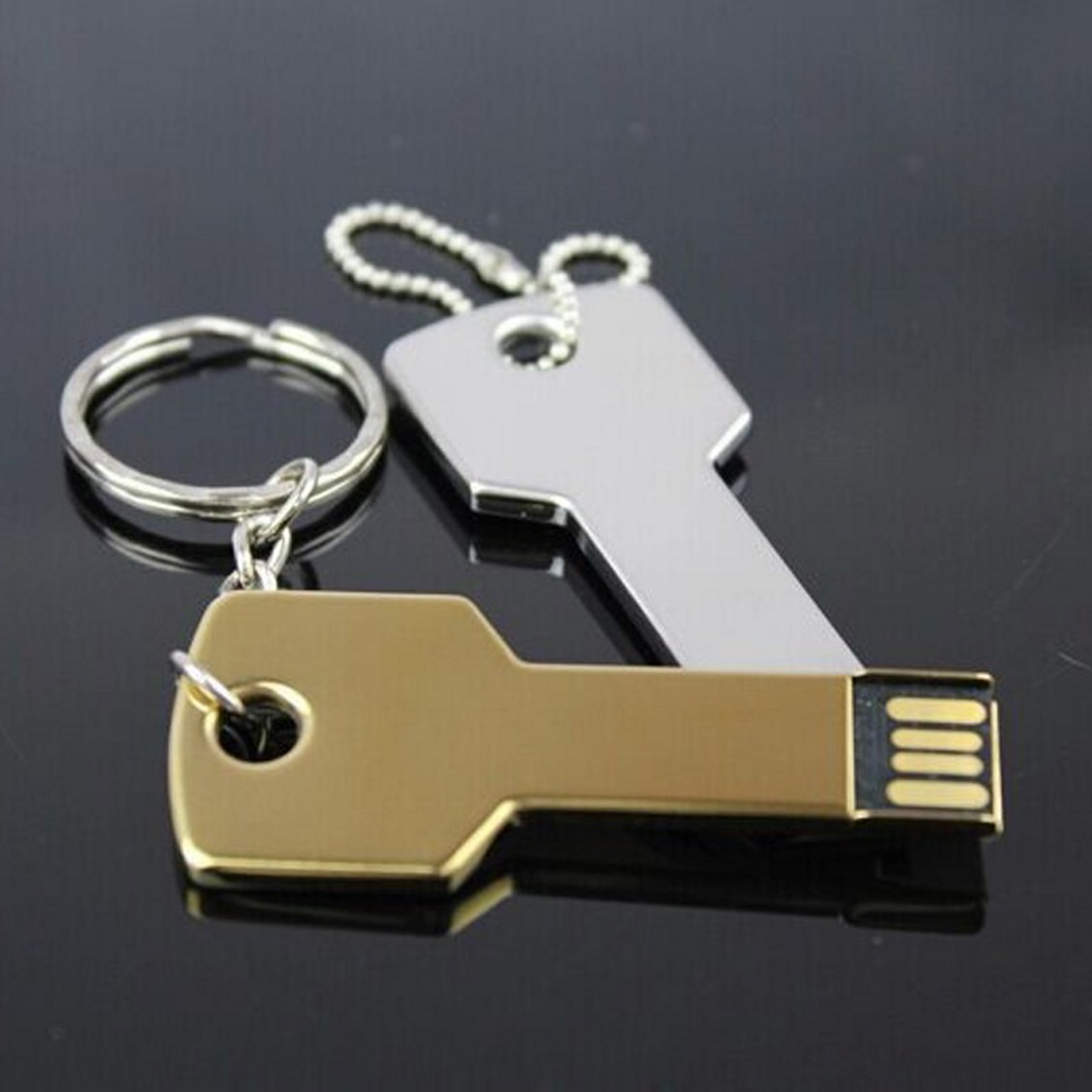 USB-Stick Key 2 2GB (Gold, Gold GB) GERMANY USB