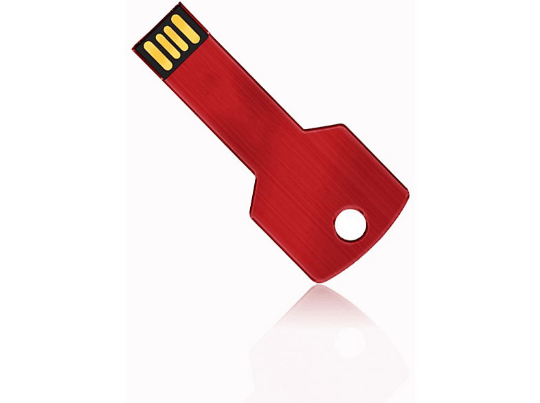 USB GERMANY Key Rot 2GB 2 (Rot, GB) USB-Stick