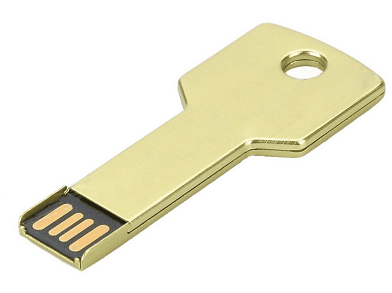 USB GERMANY Key Gold 16GB GB) 16 (Gold, USB-Stick
